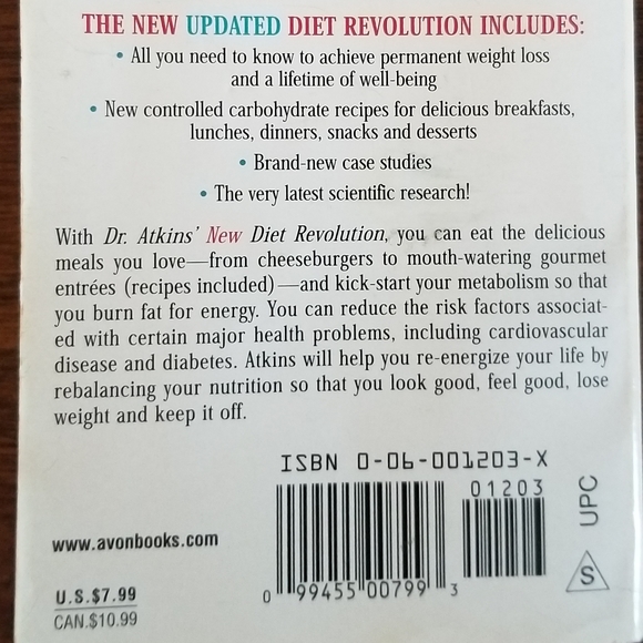 Dr. Akins New Diet Revolution book, Keto friendly and low Carb, PRICE REDUCED! - Picture 5 of 8